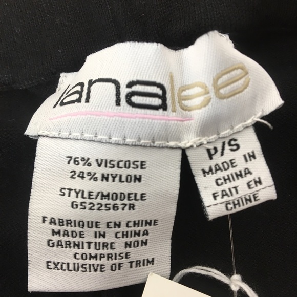 Lana lee black leggings new nwt - Picture 2 of 3